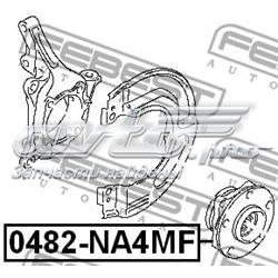 Buje de rueda delantero Febest 0482NA4MF precio, desde 95,46 EUR