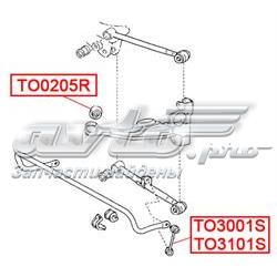 TO0205R VTR bloque silencioso trasero brazo trasero delantero