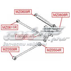 MZ0610R VTR silentblock de brazo suspensión trasero transversal