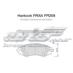 FPD08 Hankook Frixa pastillas de freno delanteras