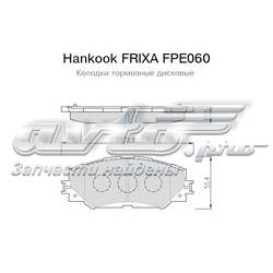 FPE060 Hankook Frixa pastillas de freno delanteras