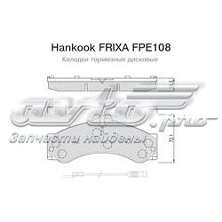 FPE108 Hankook Frixa pastillas de freno delanteras