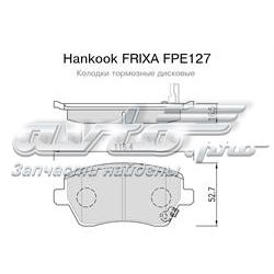 FPE127 Hankook Frixa pastillas de freno delanteras