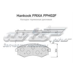 FPH02F Hankook Frixa pastillas de freno delanteras