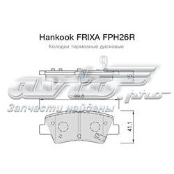 FPH26R Hankook Frixa pastillas de freno delanteras