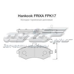 FPK17 Hankook Frixa pastillas de freno delanteras