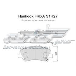 S1H27 Hankook Frixa Pastillas delanteras