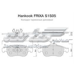 S1S05 Hankook Frixa pastillas de freno delanteras