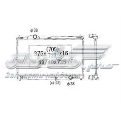 PL011937 Koyorad radiador refrigeración del motor