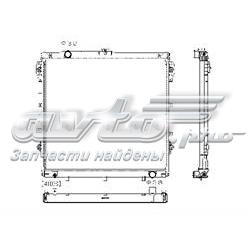 Radiador refrigeración del motor PL012076 Koyorad