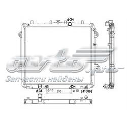 PL012493R Koyorad radiador refrigeración del motor