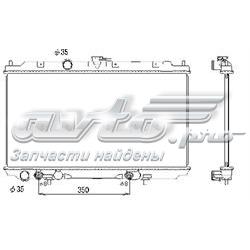 PL021775 Koyorad radiador refrigeración del motor