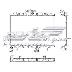 PL022173 Koyorad radiador refrigeración del motor