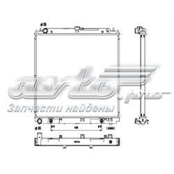 PL021964 Koyorad radiador refrigeración del motor