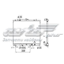 PL030697 Koyorad radiador refrigeración del motor