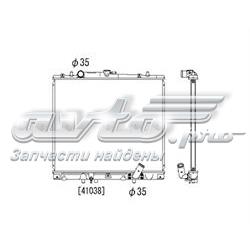 Radiador refrigeración del motor PL030696 Koyorad