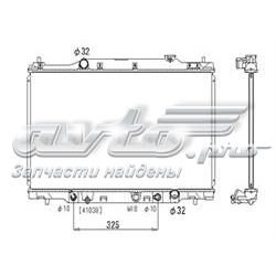 PL081222 Koyorad radiador refrigeración del motor