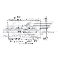 CU13031 Spectra Premium radiador refrigeración del motor