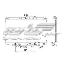 PL080626 Koyorad radiador refrigeración del motor