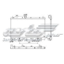 PL092522 Koyorad radiador refrigeración del motor