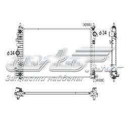 PL312573 Koyorad radiador refrigeración del motor