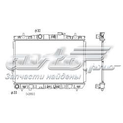 PL811700 Koyorad radiador refrigeración del motor