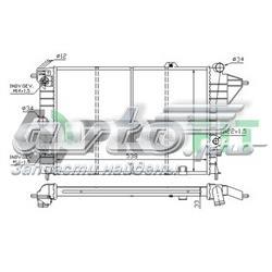 PR 5076A4 Profit radiador refrigeración del motor