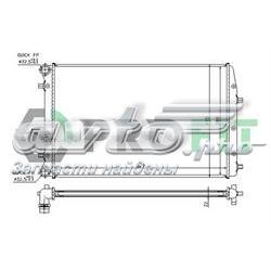 PR 6402A2 Profit radiador refrigeración del motor