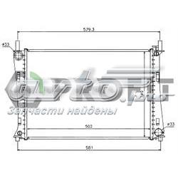 PR 2562A3 Profit radiador refrigeración del motor