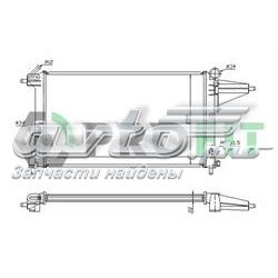 PR 5076A1 Profit radiador refrigeración del motor