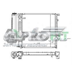 PR 0050A1 Profit radiador refrigeración del motor