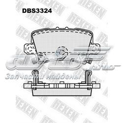 DBS3324 Hexen pastillas de freno traseras