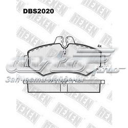 DBS2020 Hexen pastillas de freno traseras