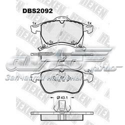 DBS2092 Hexen pastillas de freno delanteras