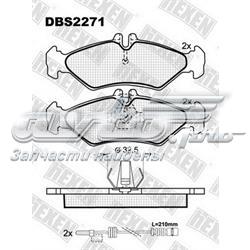 DBS2271 Hexen pastillas de freno traseras