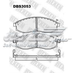 DBS3053 Hexen pastillas de freno delanteras