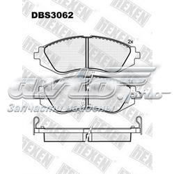 DBS3062 Hexen pastillas de freno delanteras