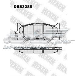 DBS3285 Hexen pastillas de freno delanteras