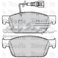 BBP2275 Borg&beck pastillas de freno delanteras