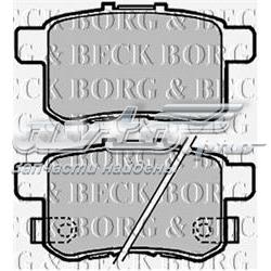 BBP2103 Borg&beck pastillas de freno traseras