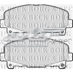 BBP2112 Borg&beck pastillas de freno delanteras