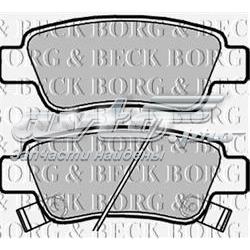 BBP2072 Borg&beck pastillas de freno traseras