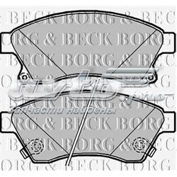 BBP2090 Borg&beck pastillas de freno delanteras