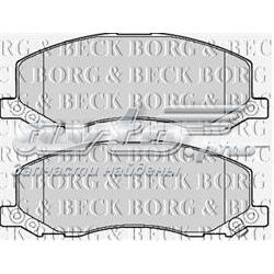 BBP2106 Borg&beck pastillas de freno delanteras