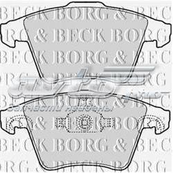 BBP2107 Borg&beck pastillas de freno delanteras