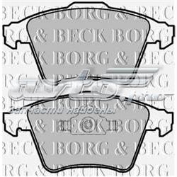 BBP2108 Borg&beck pastillas de freno delanteras