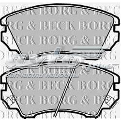BBP2047 Borg&beck pastillas de freno delanteras
