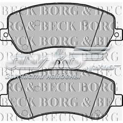 BBP2210 Borg&beck pastillas de freno delanteras