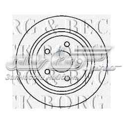 BBD4353 Borg&beck disco de freno trasero