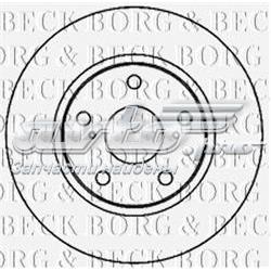 BBD5183 Borg&beck disco de freno delantero